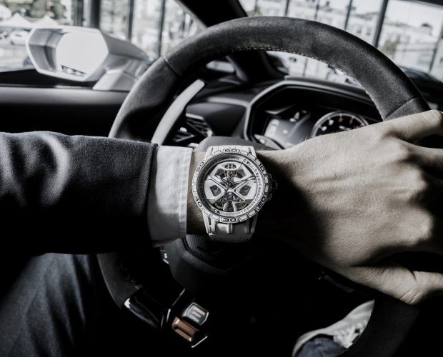 Roger Dubuis Excalibur Spider Huracán White Ceramic