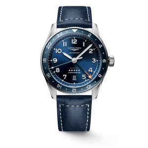 Longines Spirit Zulu Time Acero Piel