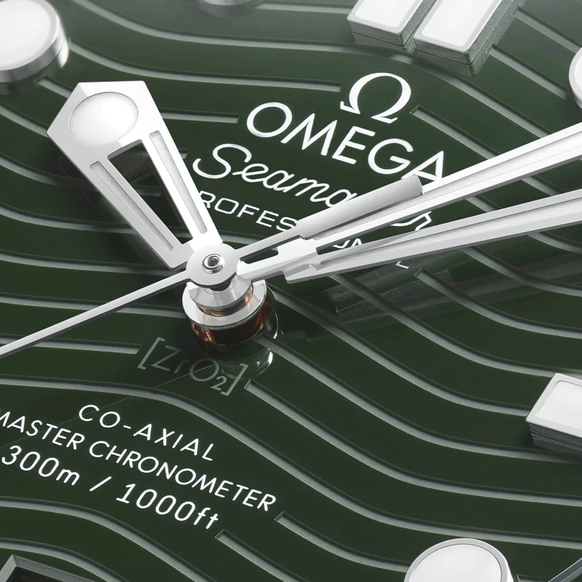 Omega Seamaster Diver 300M acero esfera y bisel verde ref 210.30.42.20.10.001