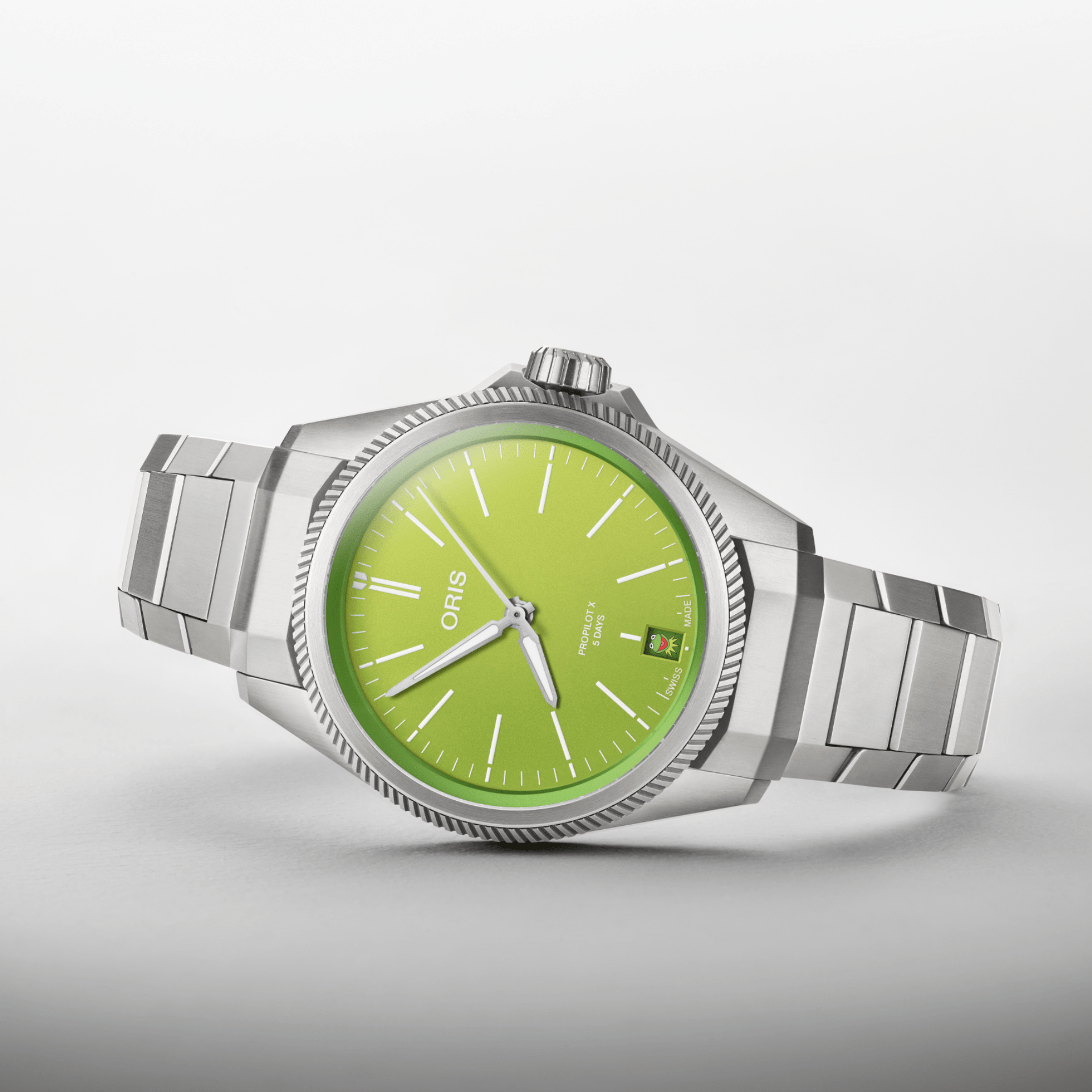 Comprar Oris Propilot X Kermit Edition Titanio 39mm Ref 01 400 7778 7157-Set