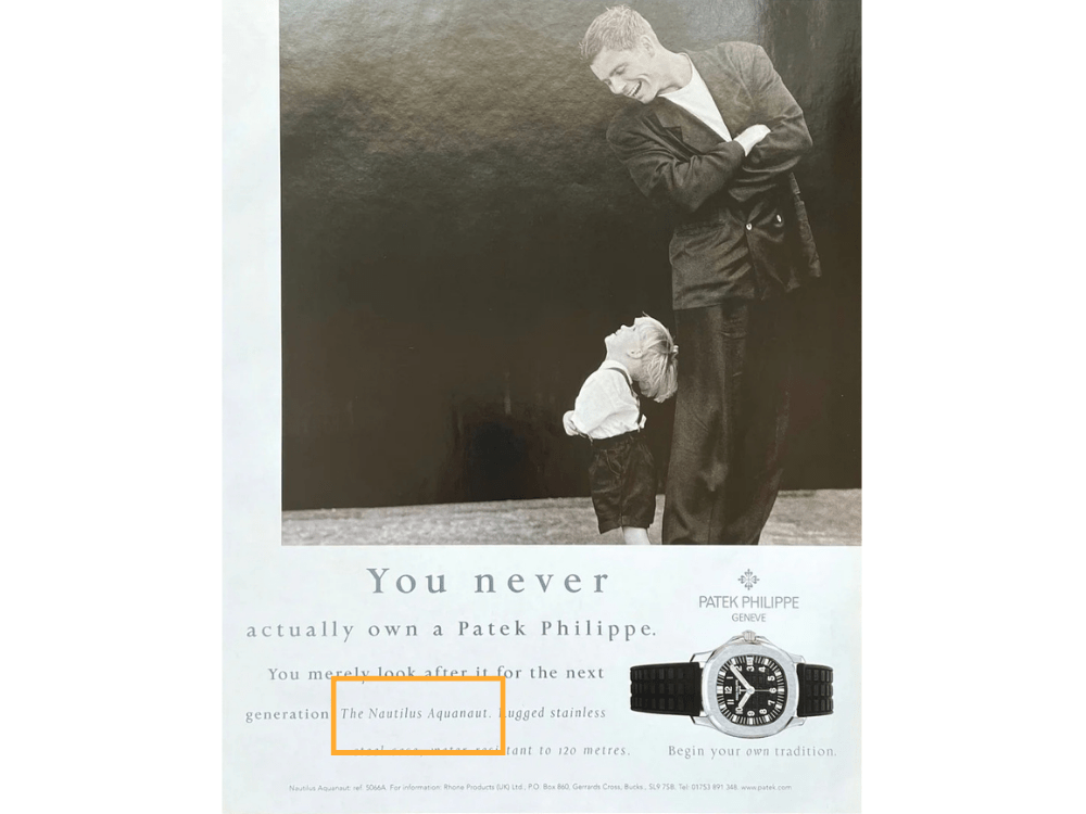 Patek Philippe Nautilus Aquanaut 