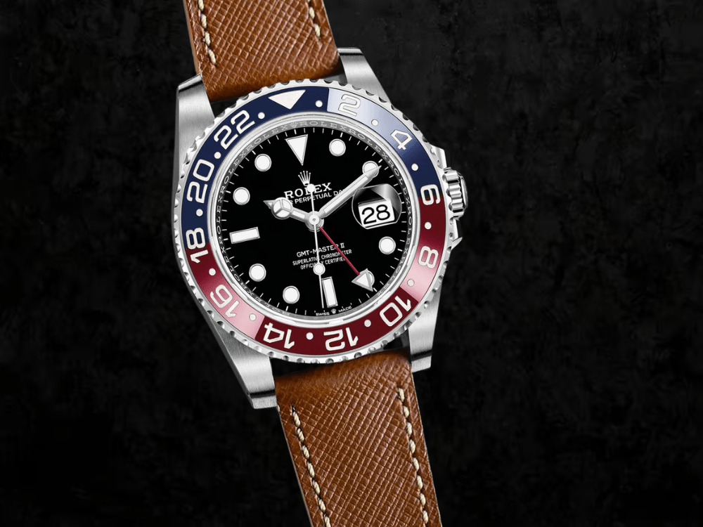 Rolex GMT Master II 126710BLRO acero correa de cuero igormo watches igor librero