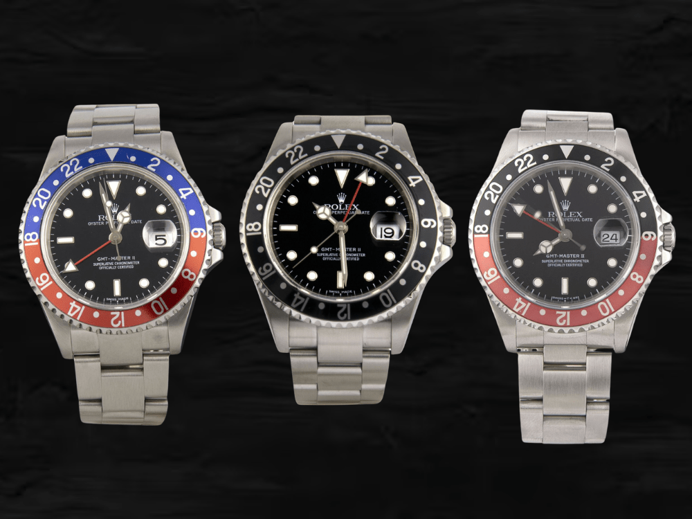 Rolex GMT-Master II 16710 bisel negro bisel Coke y bisel pepsi