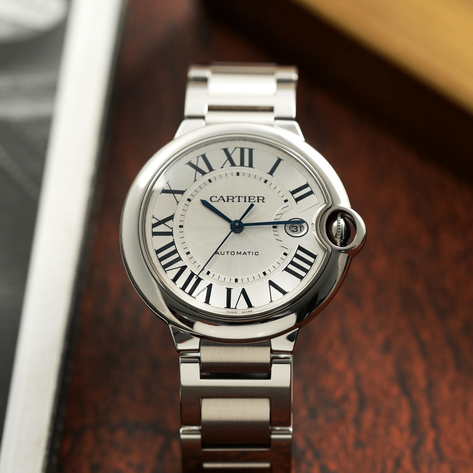 Cartier Ballon Bleu acero 42mm referencia WSBB0049