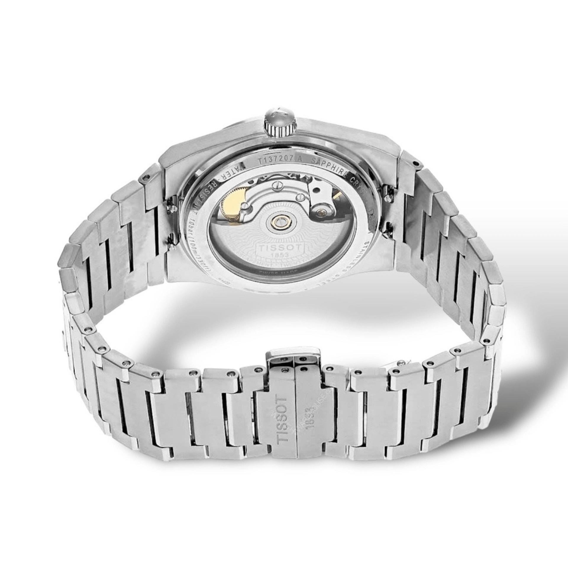 Tissot PRX Powermatic 80 de 40 mm en acero esfera verde claro Ref T137.407.11.091.01