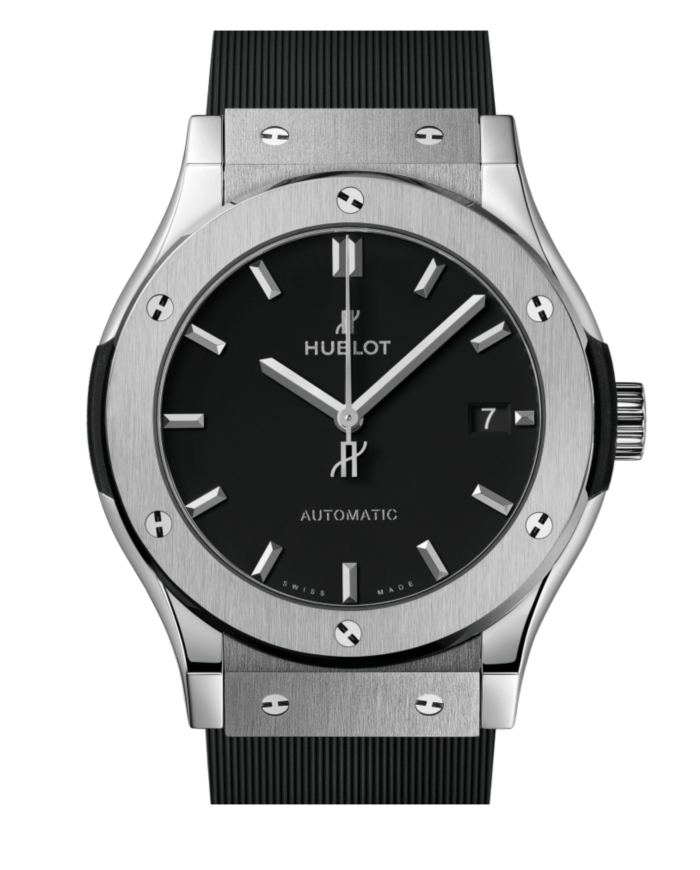Hublot Classic Fusion Titanio 42mm 542.NX.1171.RX esfera negra