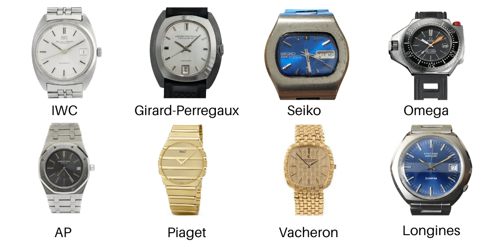 relojes decada 1970