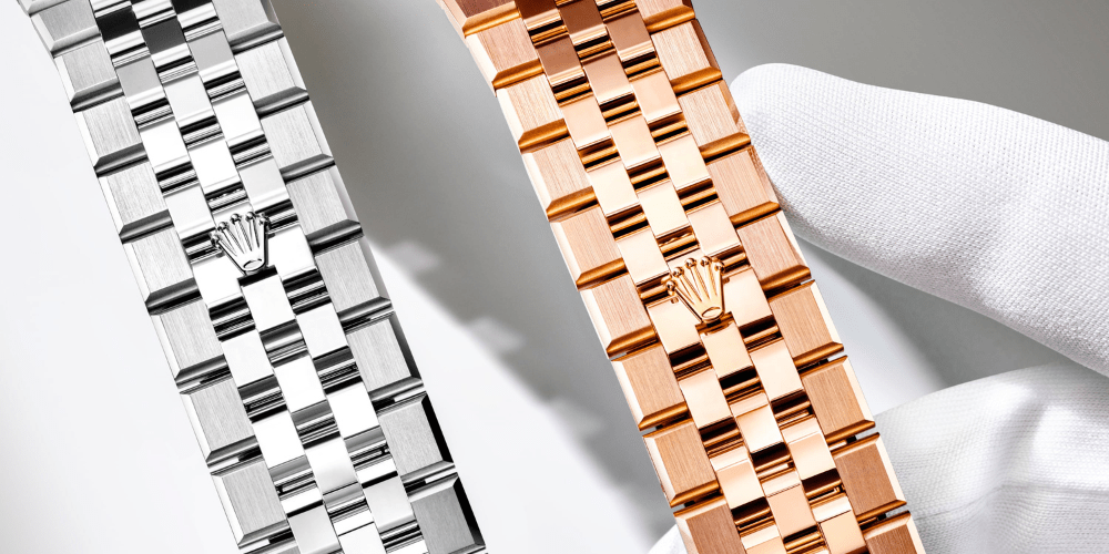 Rolex Land-Dweller brazalete platino y everose