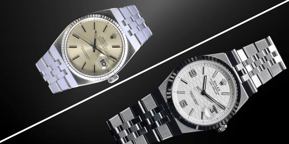 Rolex land-dweller 36mm 127234 vs rolex oysterquartz datejust 17014