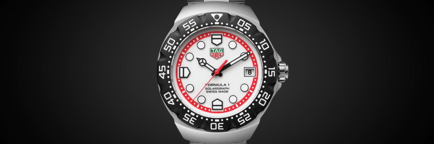Tag Heuer Formula 1 Solargraph 38 mm esfera blanca WBY1111.BA0042