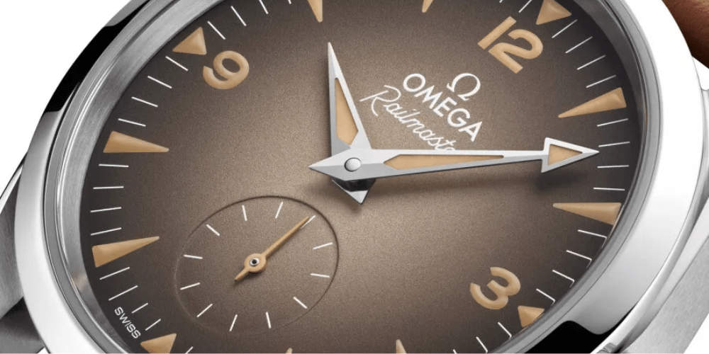 Omega Seamaster Railmaster 38mm 23510382013001 esfera beige