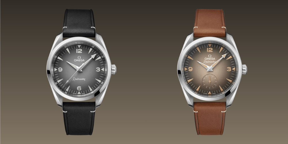 Omega Seamaster Railmaster 38mm cuero