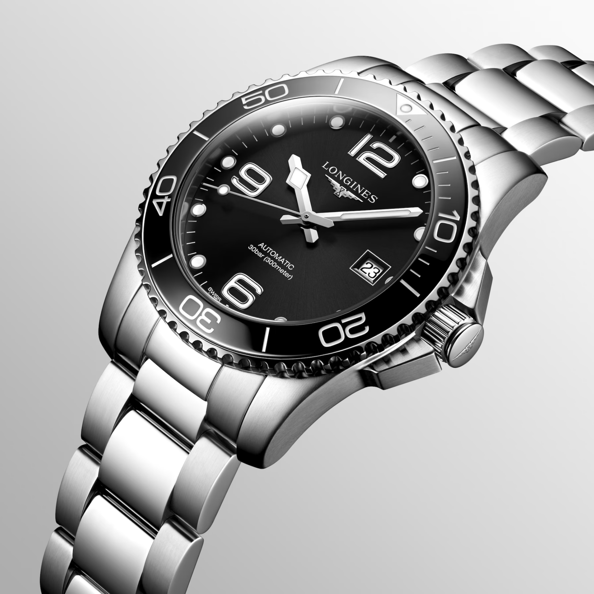 Longines Hydroconquest acero 41mm Ref L3.781.4