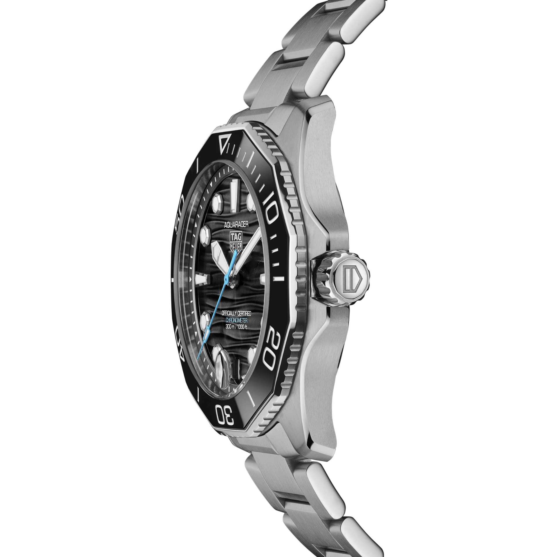Tag Heuer Aquaracer Professional 300 Date 42 mm Ref WBP5110.BA0013 esfera negra