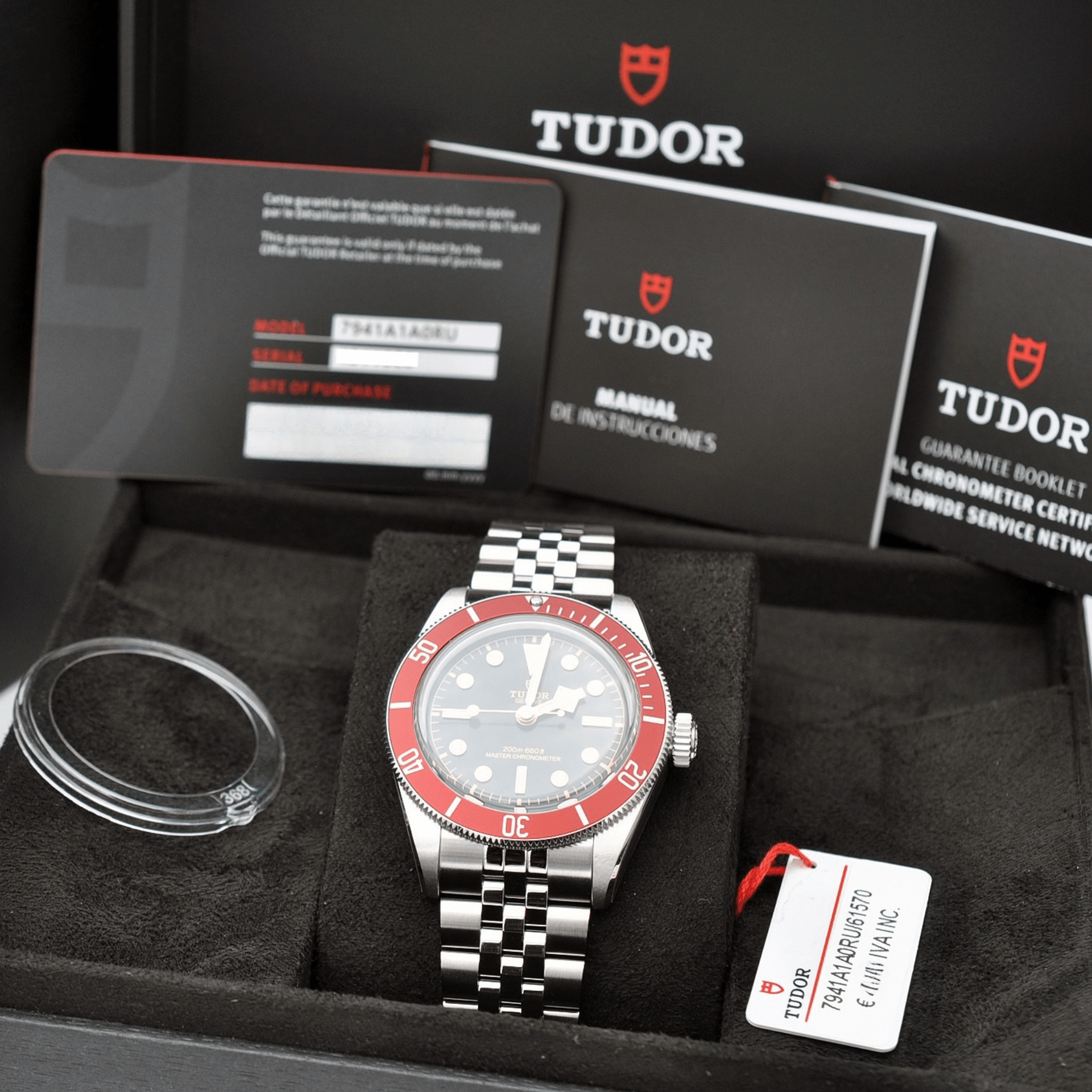 Tudor Black Bay Acero 41 mm Ref M7941A1A0RU-0003 brazalete jubilee de 5 eslabones