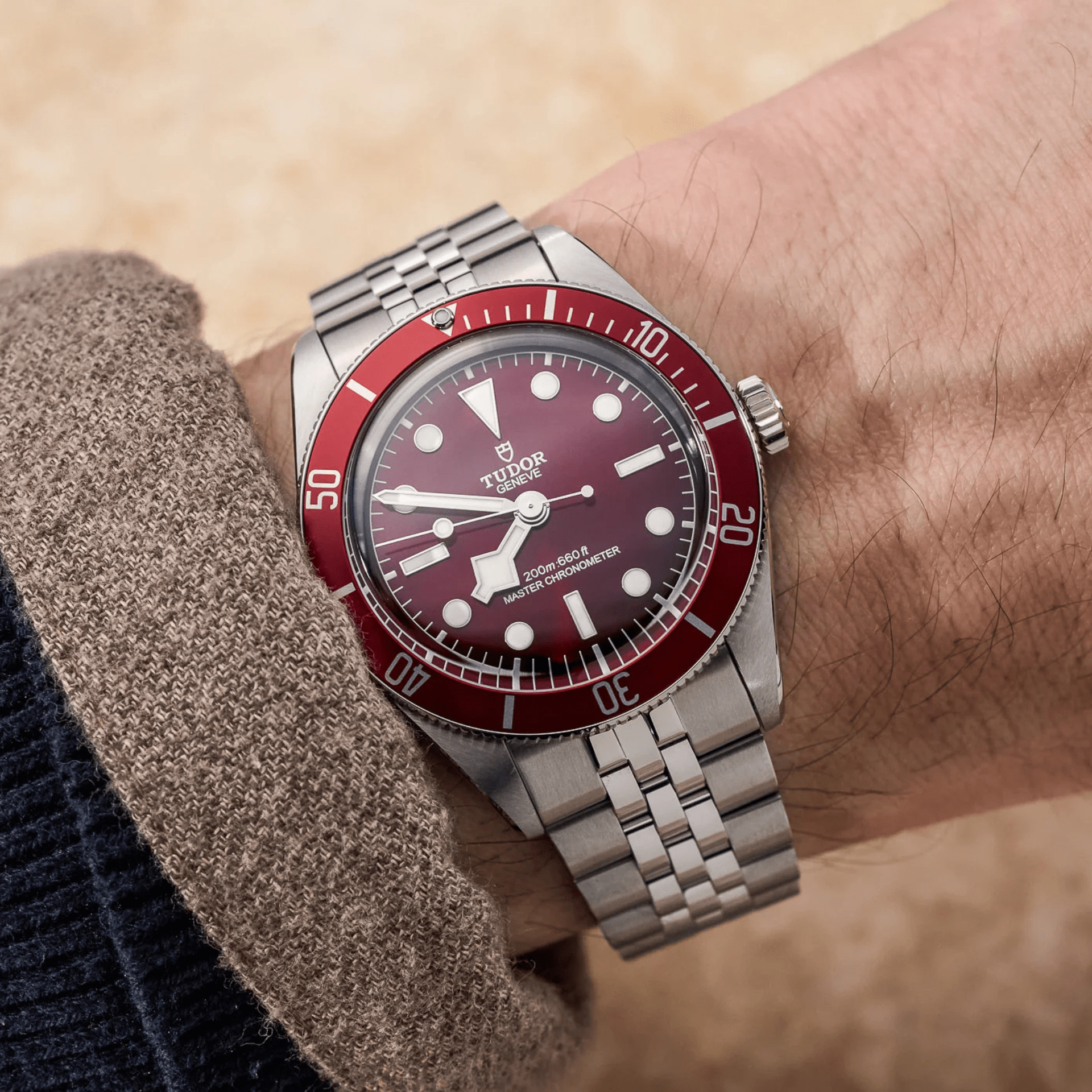 Tudor Black Bay 41 mm Oyster bisel burdeos burgundy M7941A1A0RU-0001