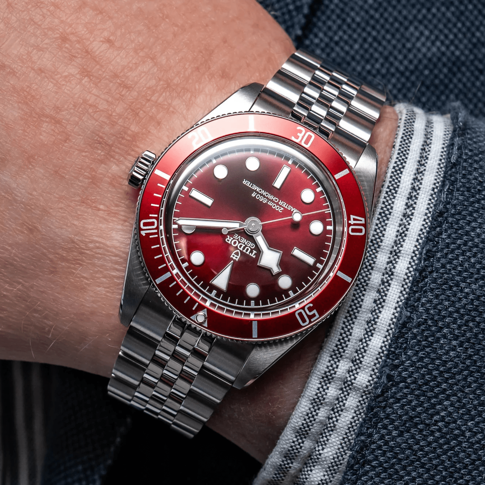 Tudor Black Bay 41 mm Oyster bisel burdeos burgundy M7941A1A0RU-0001