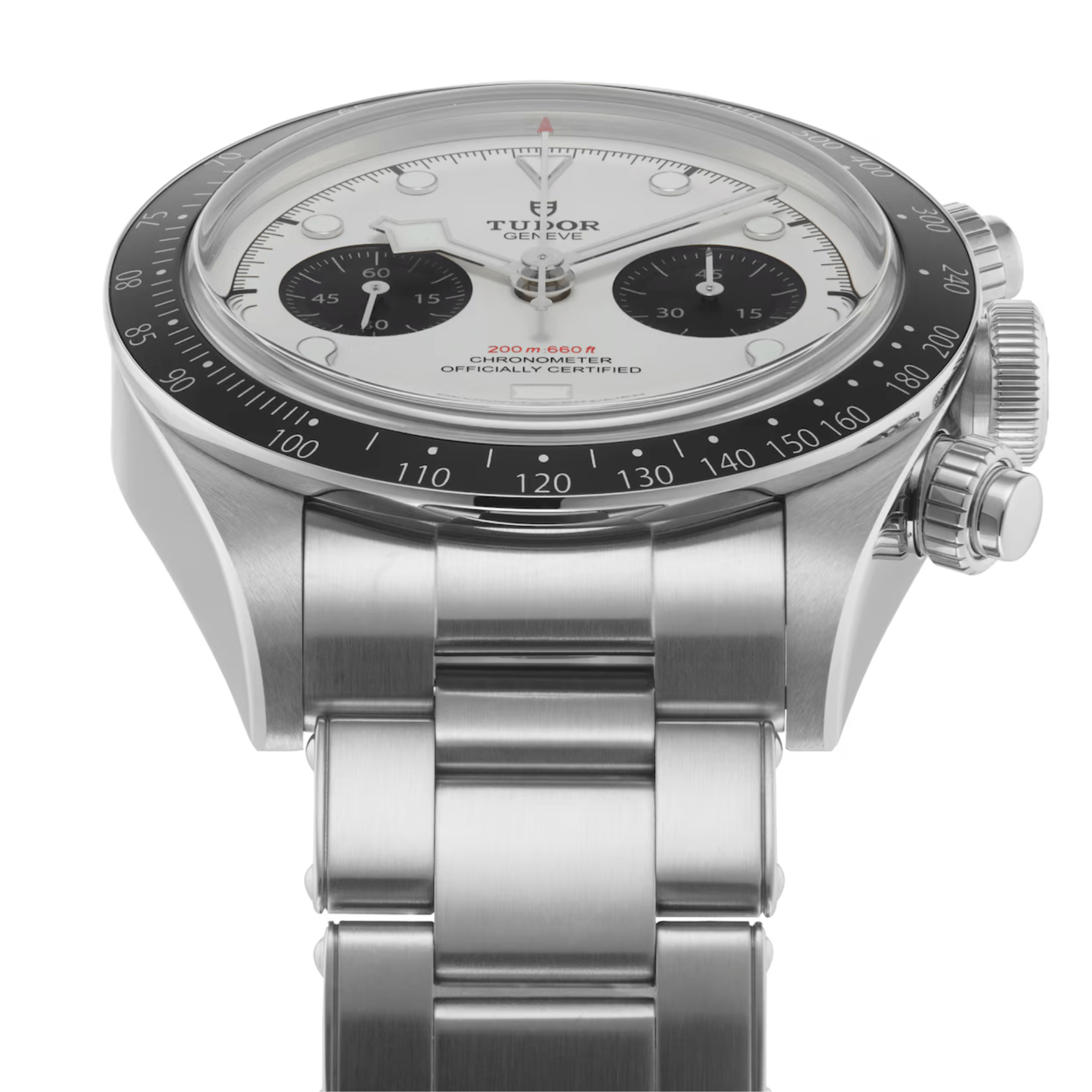 Tudor Black Bay Chrono 41 mm Panda Ref M79360N-0012 brazalete de 3 eslabones