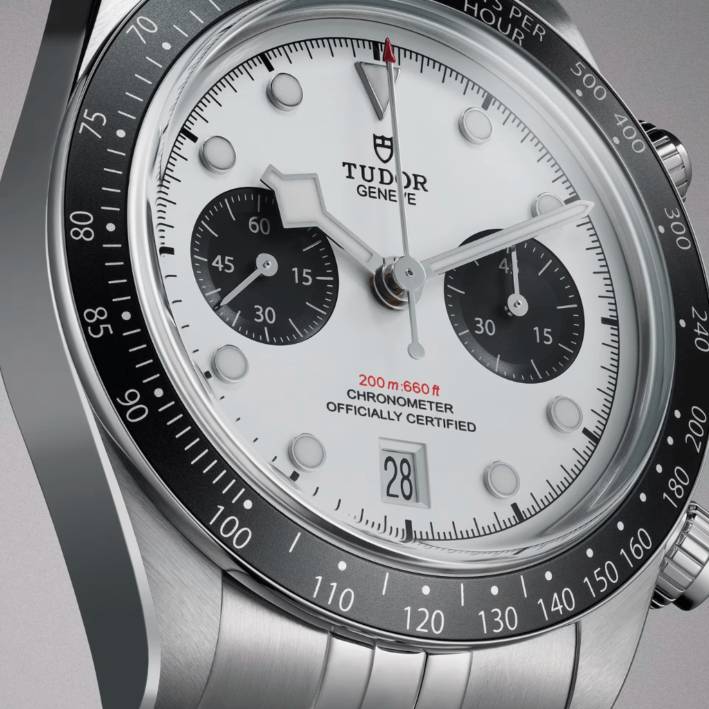 Tudor Black Bay Chrono 41 mm Panda Ref M79360N-0012 brazalete de 3 eslabones
