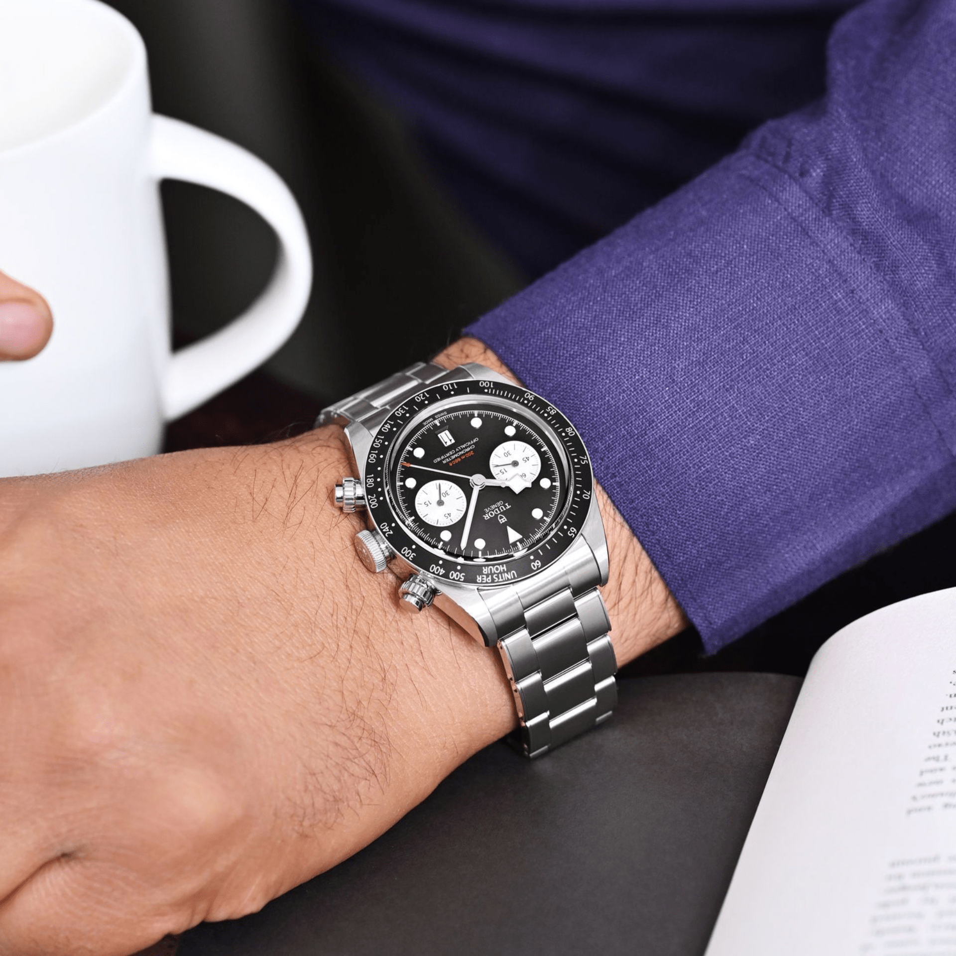 Tudor Black Bay Chrono negro 41 mm M79360N-0011