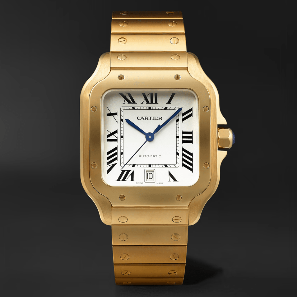 Cartier Santos grande oro amarillo referencia WGSA0029