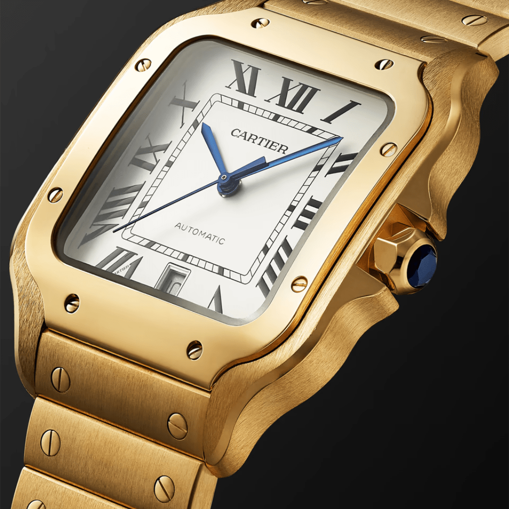Cartier Santos grande oro amarillo referencia WGSA0029