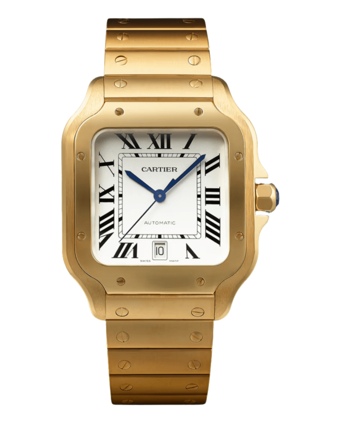 Cartier Santos grande oro amarillo referencia WGSA0029