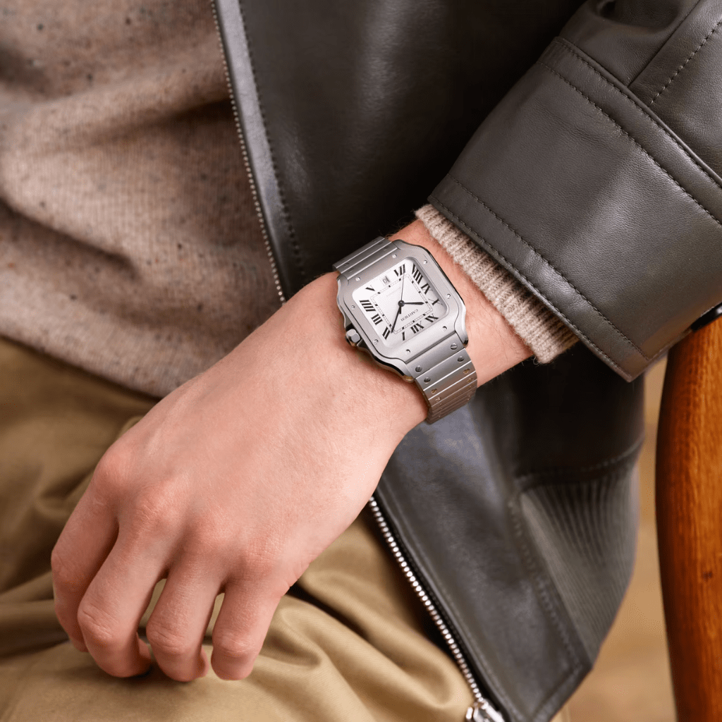 Cartier Santos grande titanio WSSA0089