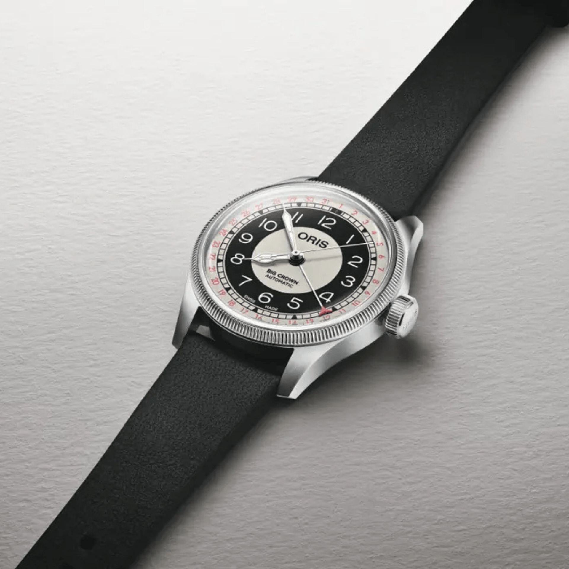 Oris Big Crown Pointer Date Bullseye acero 38mm ref 01 754 7779 4061-07 5 19 25