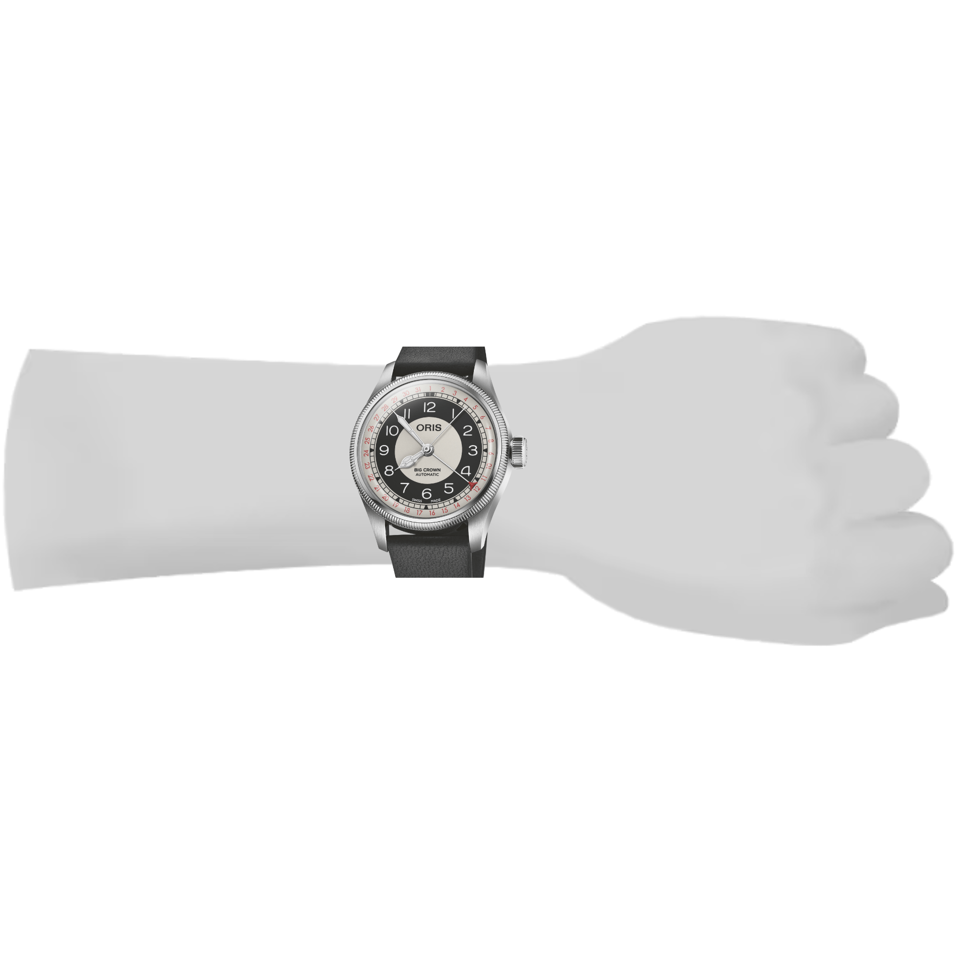 Oris Big Crown Pointer Date Bullseye acero 38mm ref 01 754 7779 4061-07 5 19 25