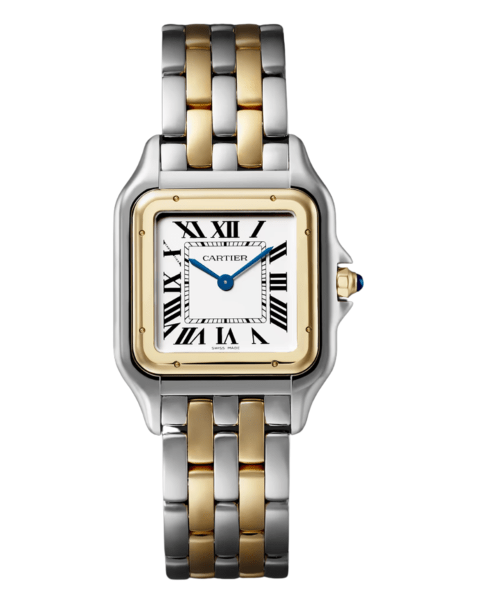 Panthère de Cartier grande acero y oro 42x31mm Ref W2PN0016
