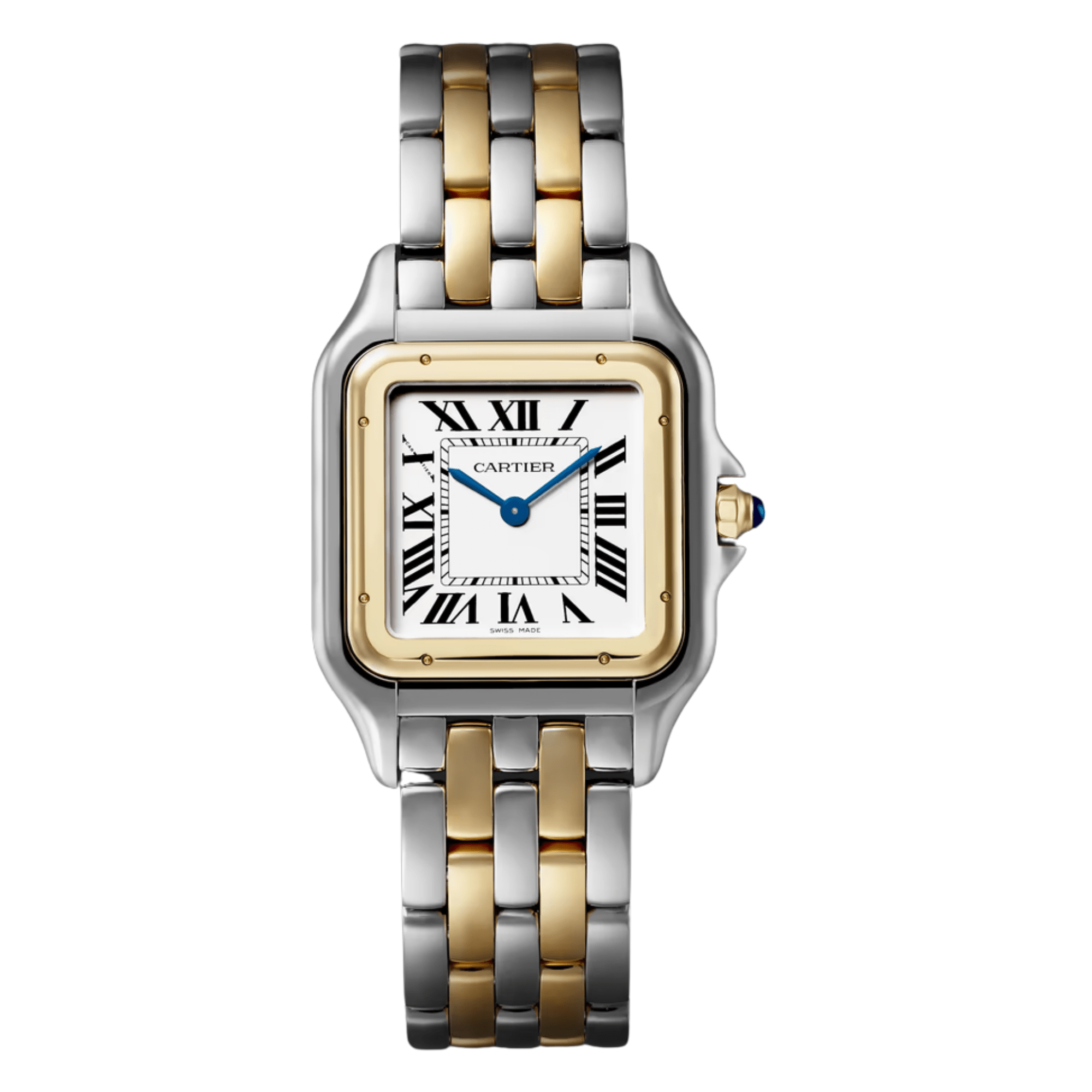 Panthère de Cartier grande acero y oro 42x31mm Ref W2PN0016