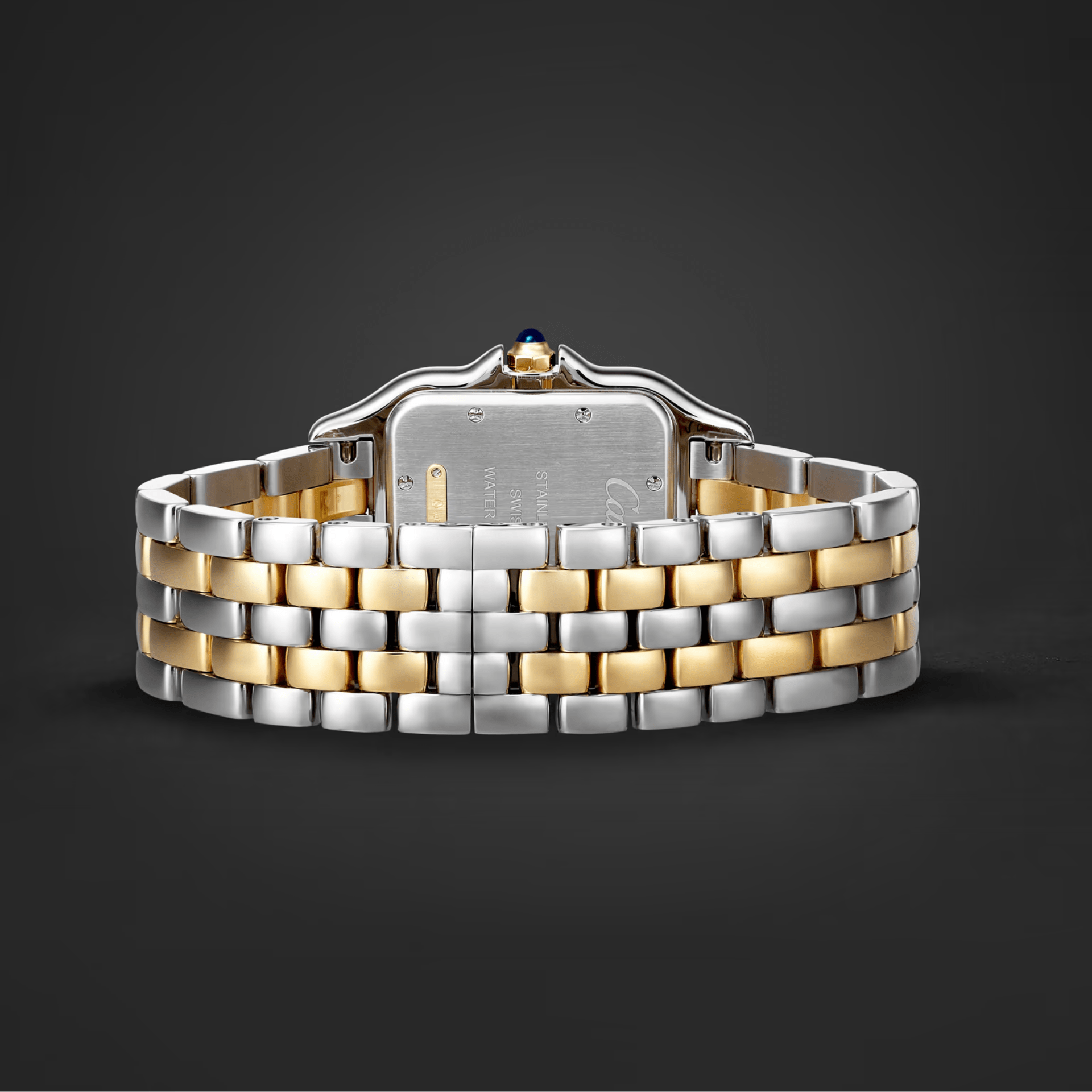 Panthère de Cartier grande acero y oro 42x31mm Ref W2PN0016