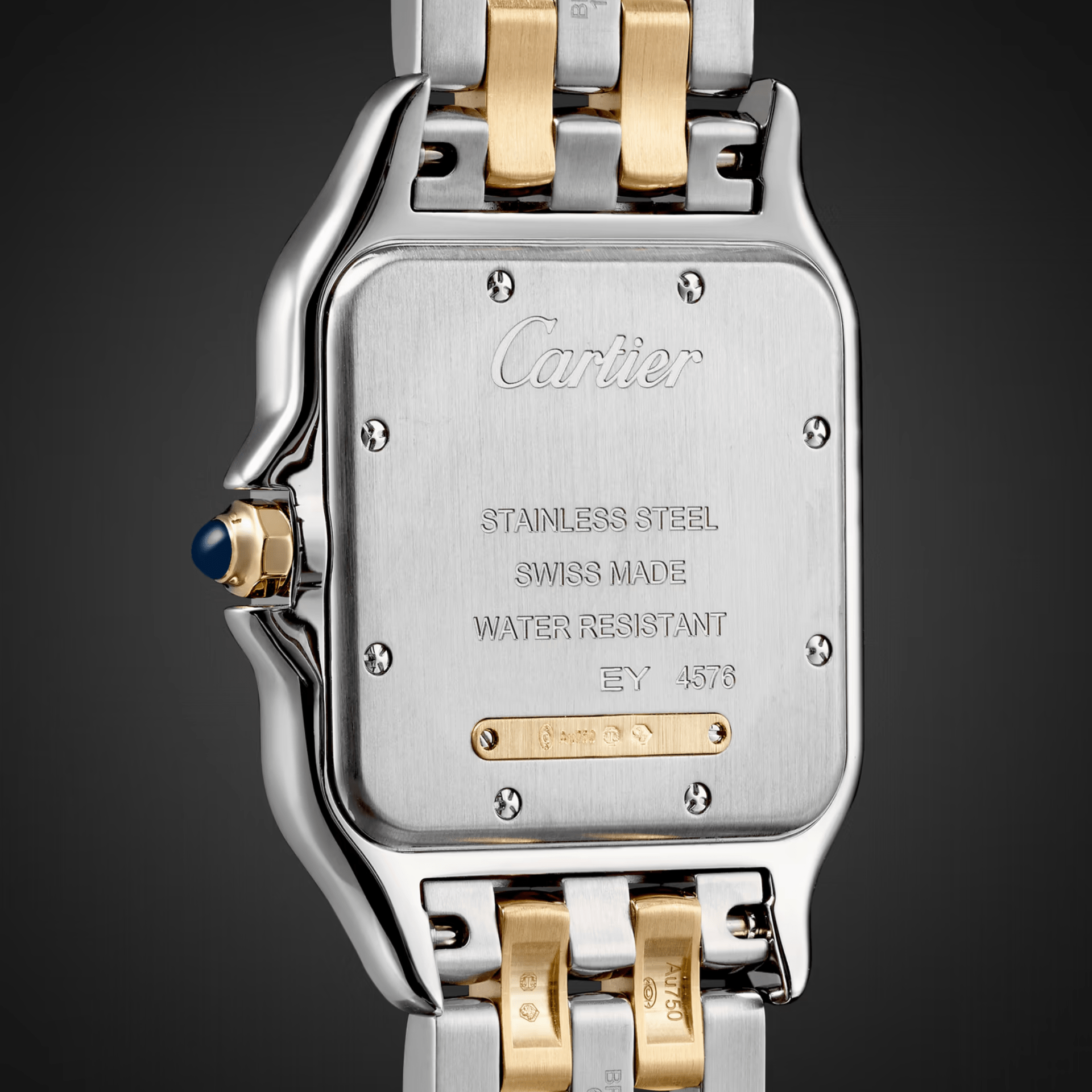 Panthère de Cartier grande acero y oro 42x31mm Ref W2PN0016