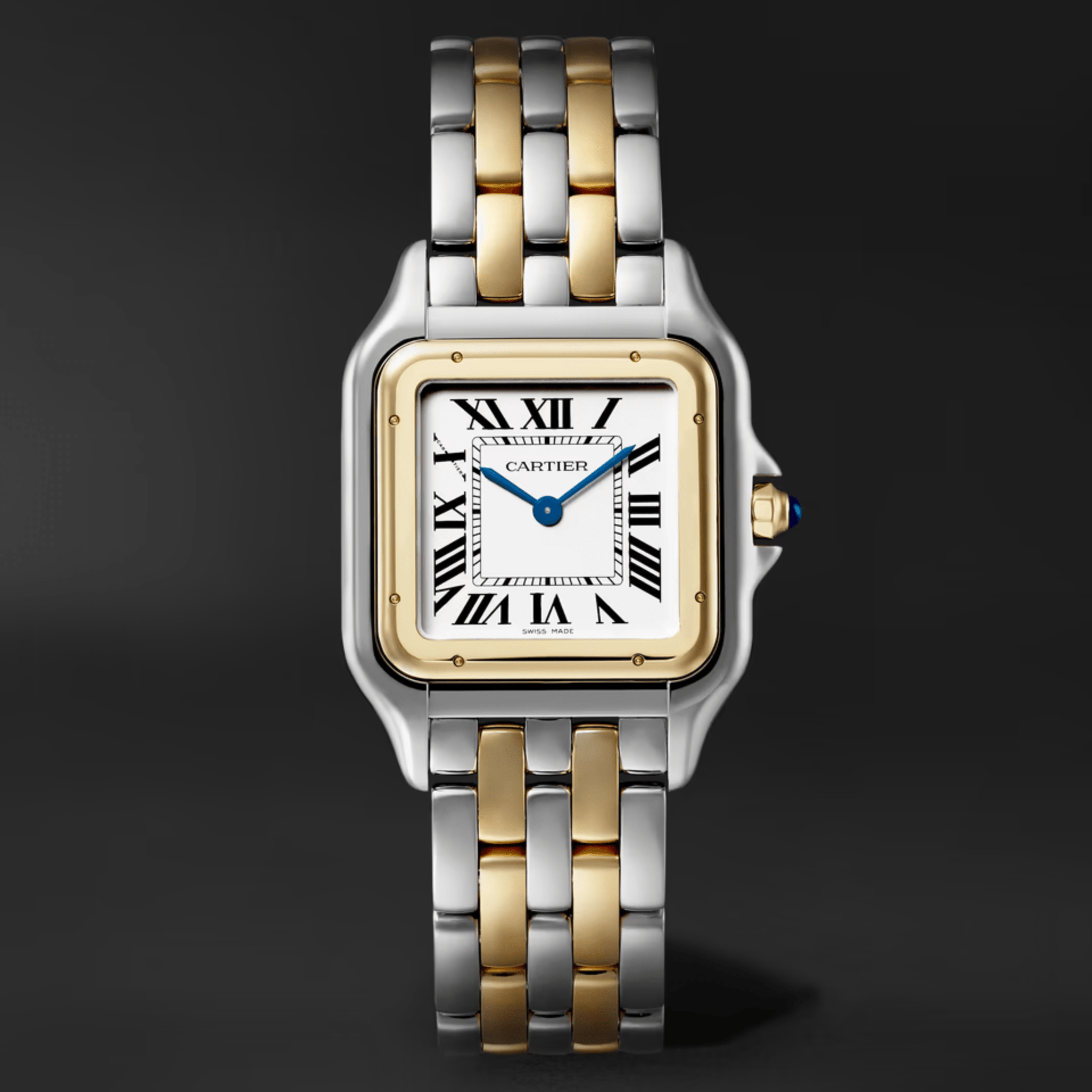 Panthère de Cartier grande acero y oro 42x31mm Ref W2PN0016
