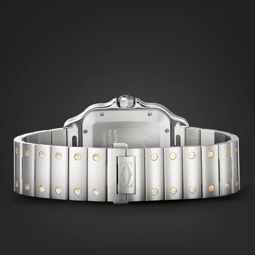 Cartier Santos acero y oro amarillo grande W2SA0009