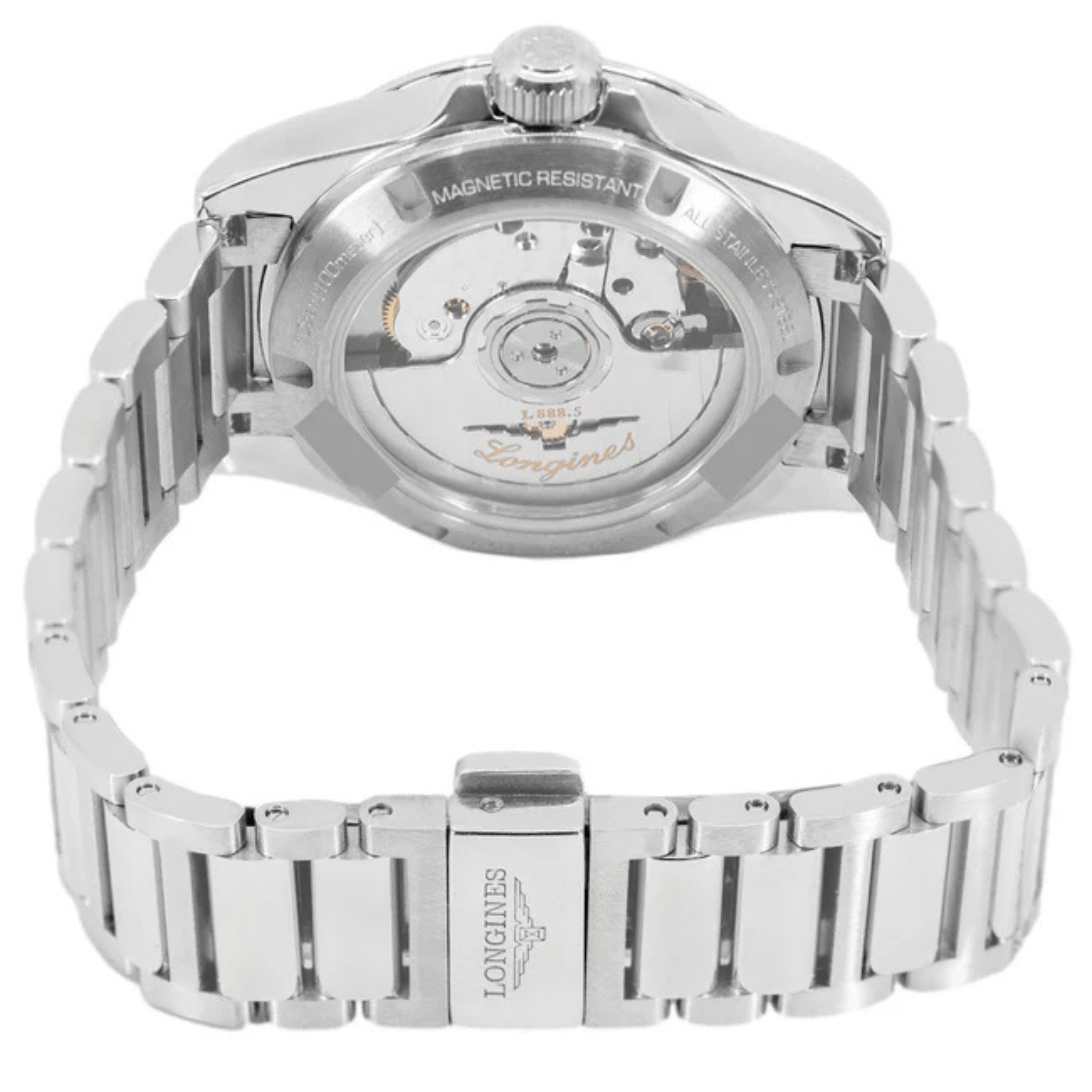 Longines Conquest 34mm esfera plata L3.430.4.72.6