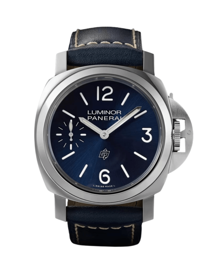 Panerai Luminor Logo PAM01085 de acero 44mm azul