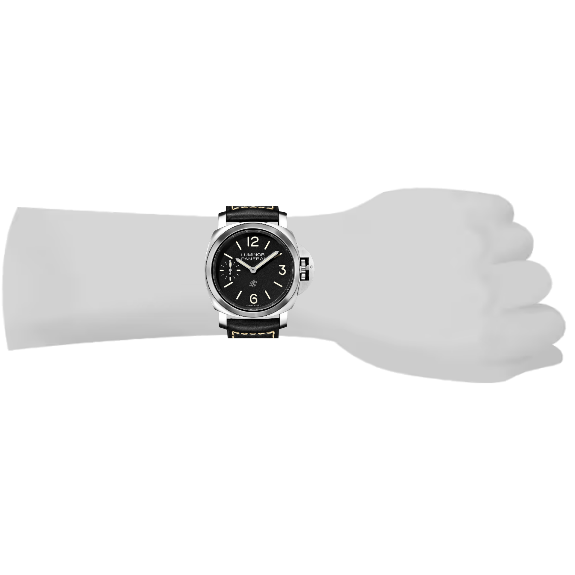 Panerai Luminor Logo PAM01084 de acero 44mm negro