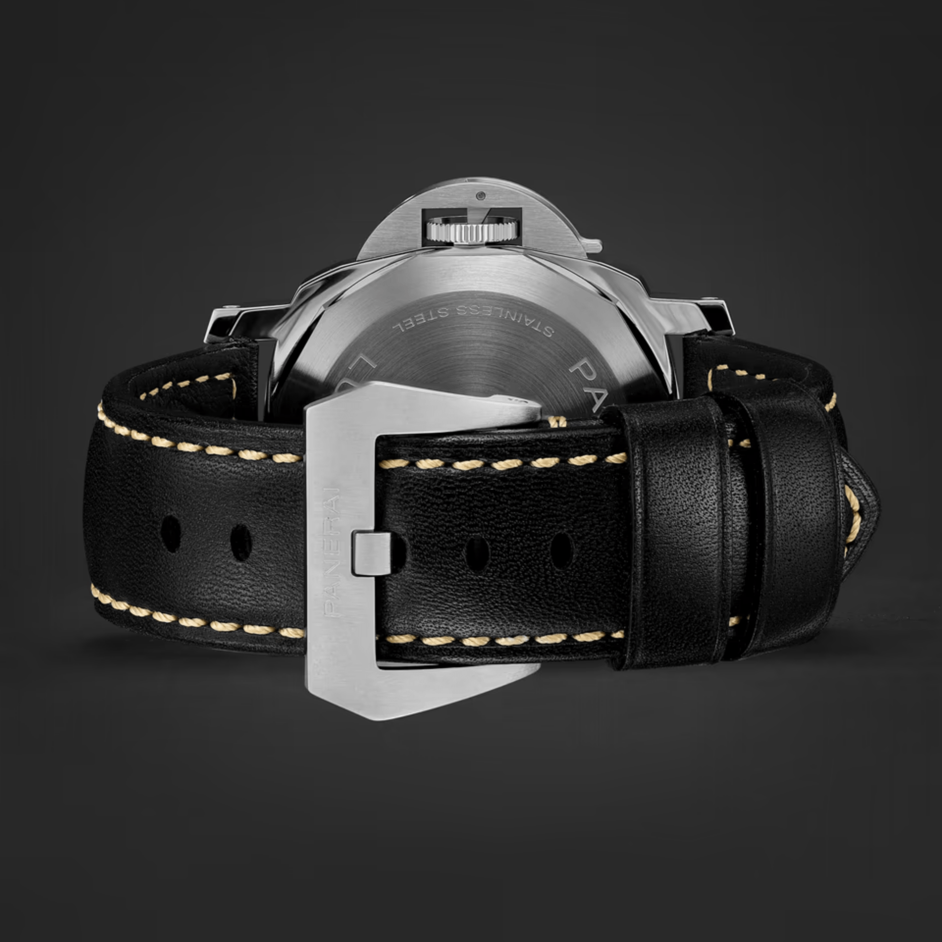 Panerai Luminor Logo PAM01084 de acero 44mm negro