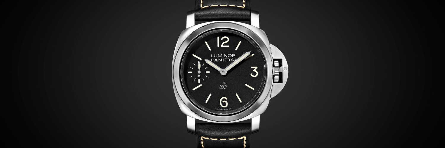 Panerai Luminor Logo PAM01084 de acero 44mm negro