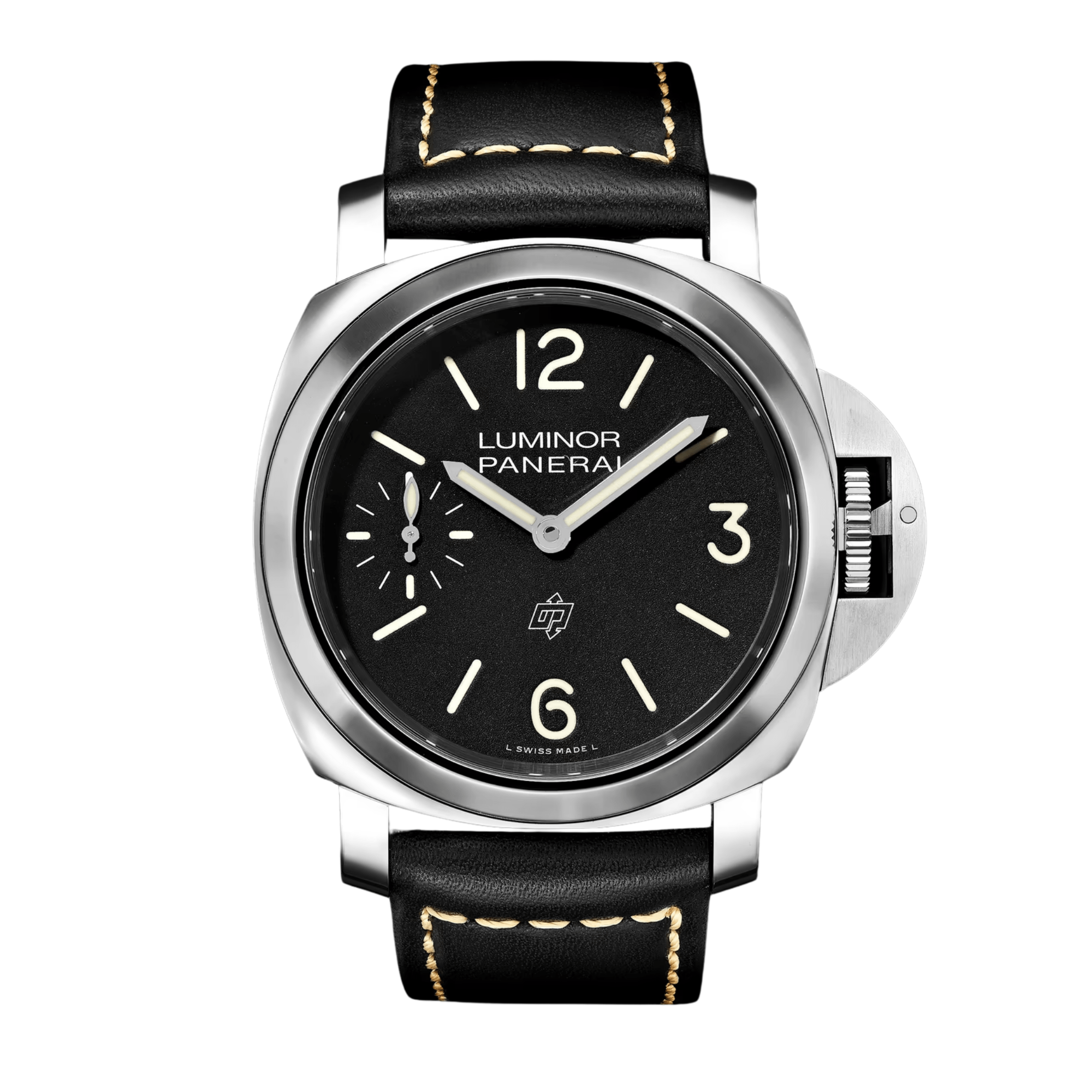 Panerai Luminor Logo PAM01084 de acero 44mm negro