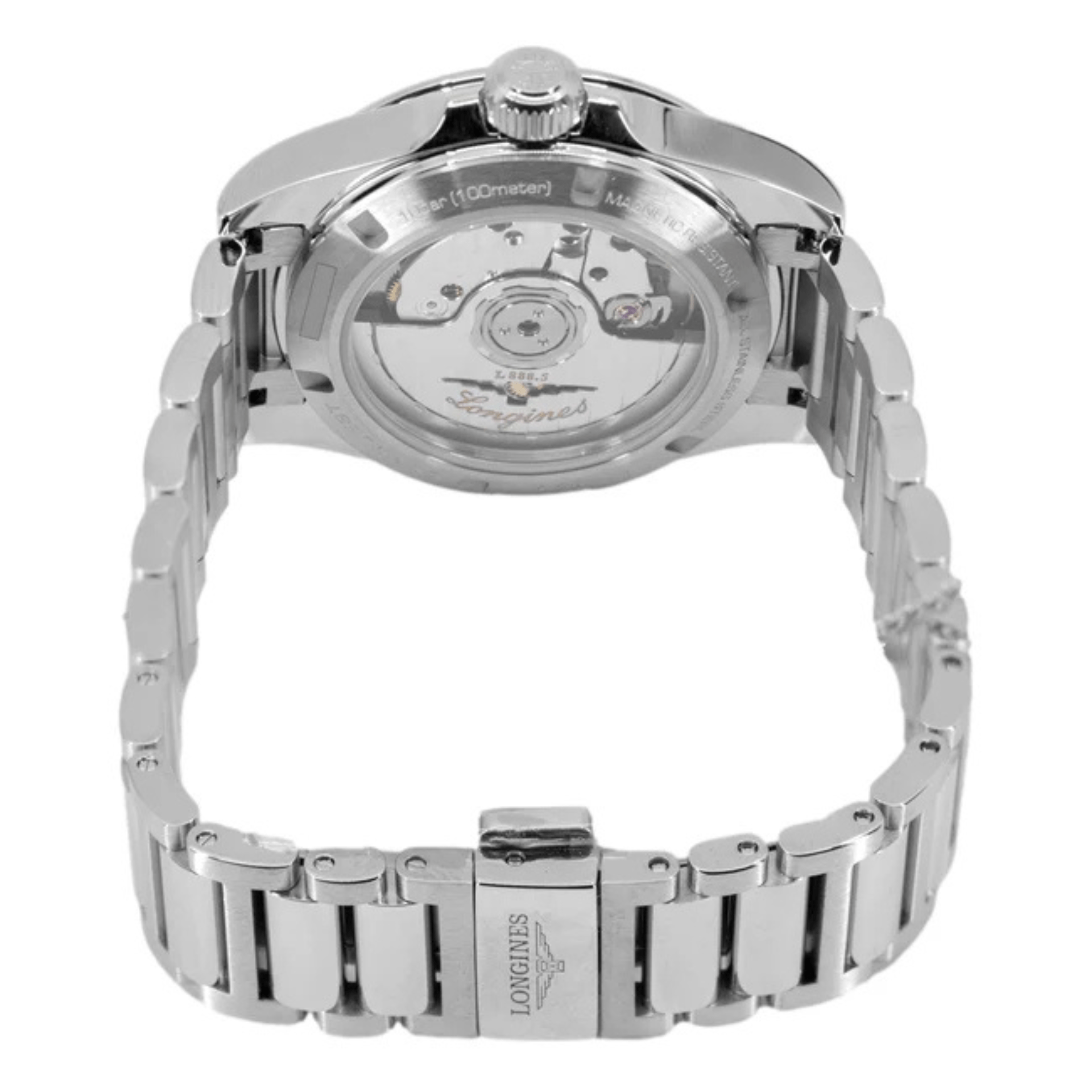 Longines Conquest 34mm esfera Suray Green L3.430.4.02.6