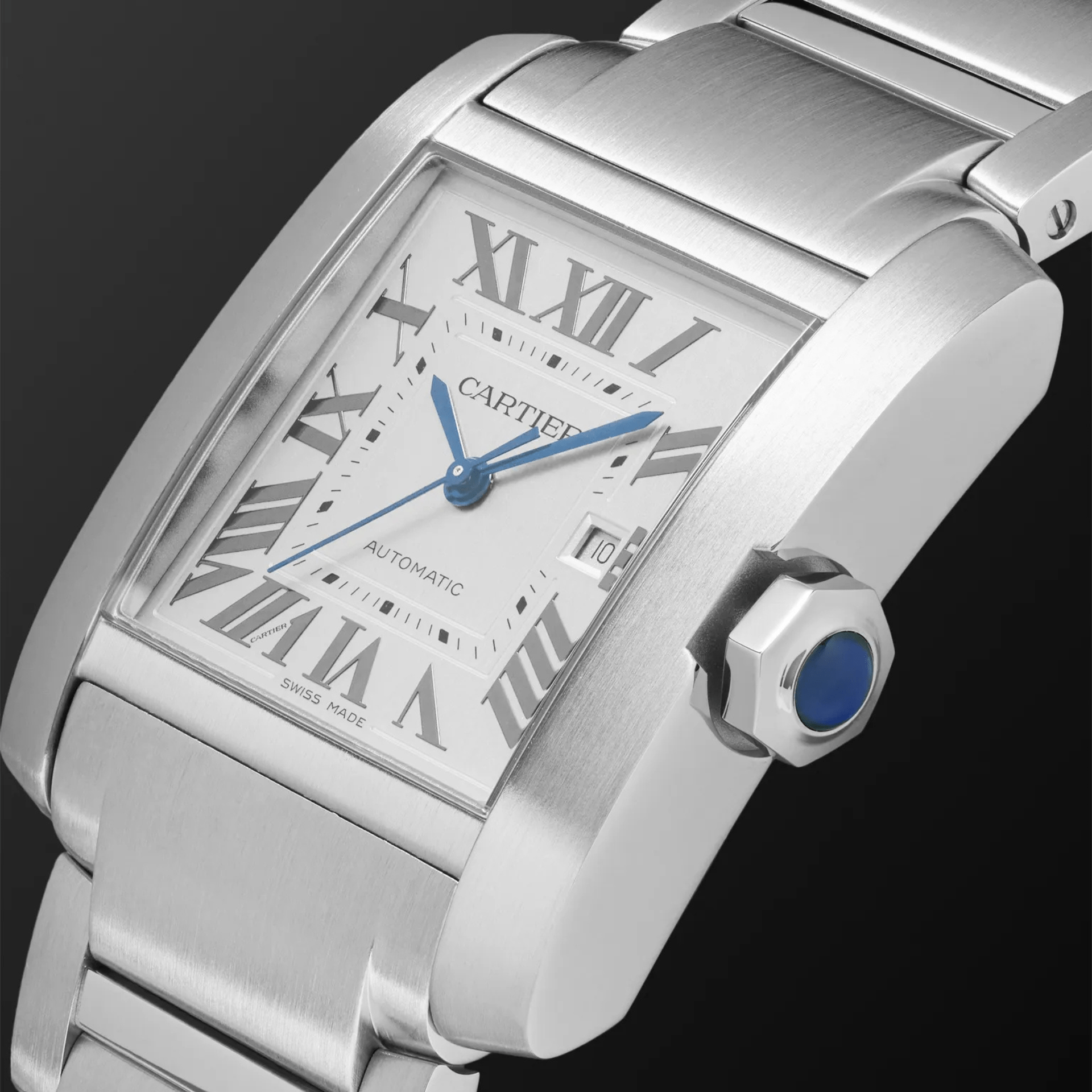 Cartier Tank Française acero 36,7mm ref CRWSTA0067