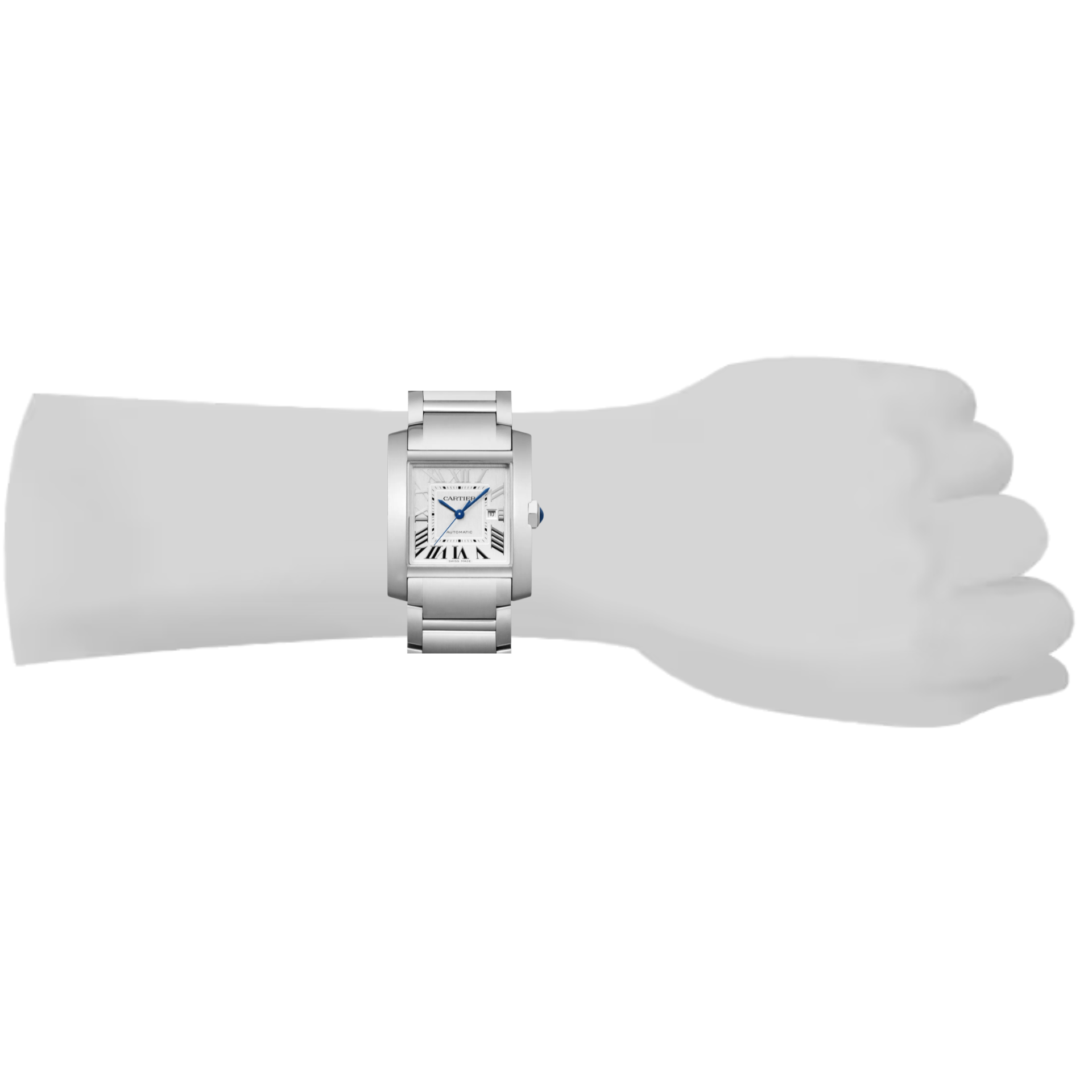 Cartier Tank Française acero 36,7mm ref CRWSTA0067