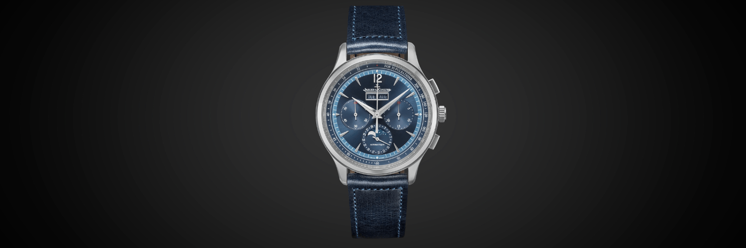 Jaeger-LeCoultre Master Control Chronograph Calendar Acero 42mm Ref Q4138480 esfera azul