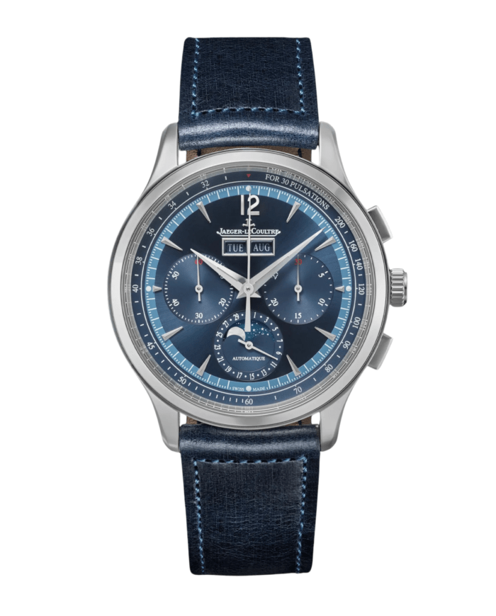 Jaeger-LeCoultre Master Control Chronograph Calendar Acero 42mm Ref Q4138480 esfera azul