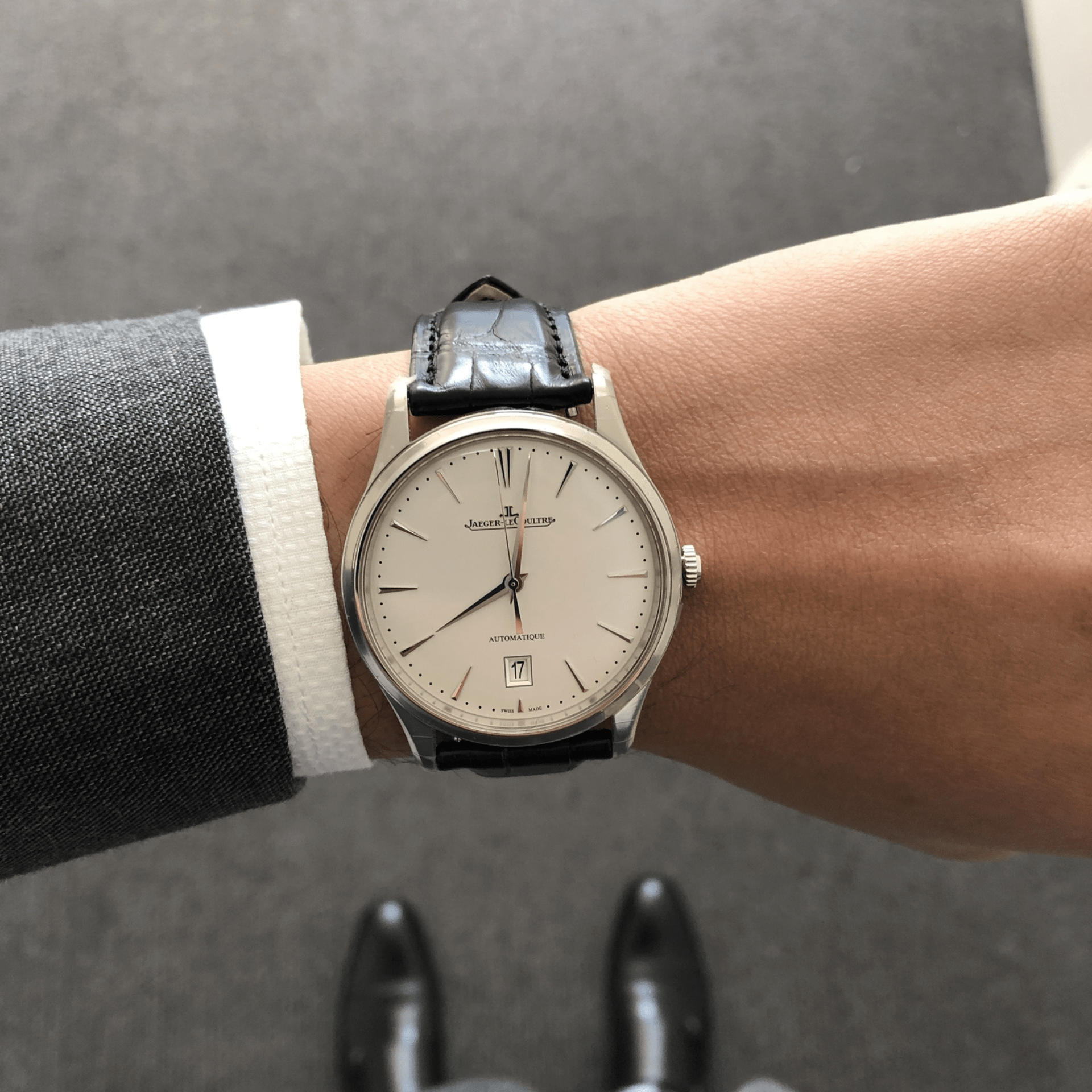 Jaeger-LeCoultre Master Ultra Thin Date Acero 39mm Q1238421