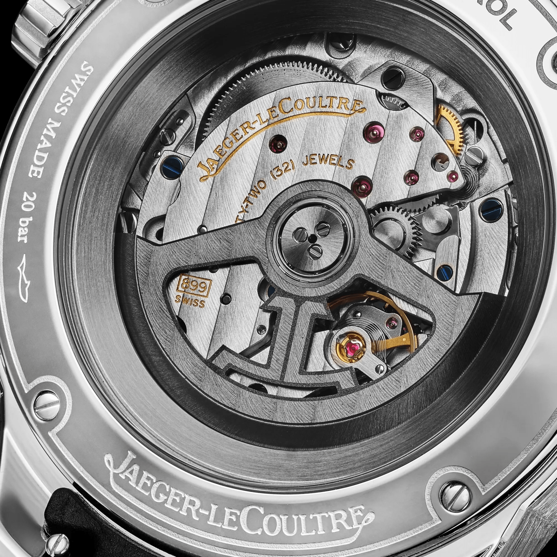 Jaeger-LeCoultre Polaris Date Q9068650 acero 42 mm esfera gray blue correa de caucho