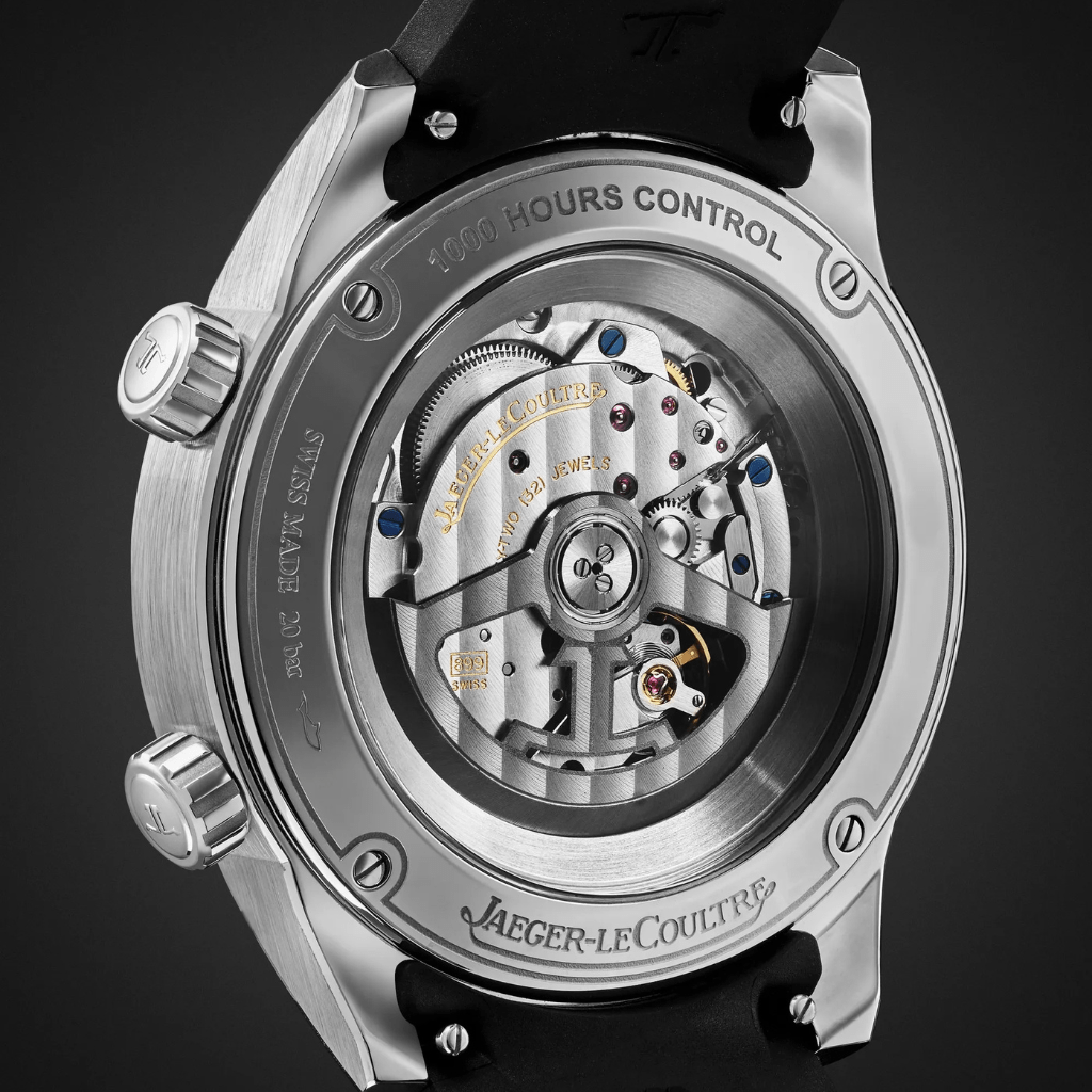 Jaeger-LeCoultre Polaris Date Q9068650 acero 42 mm esfera gray blue correa de caucho